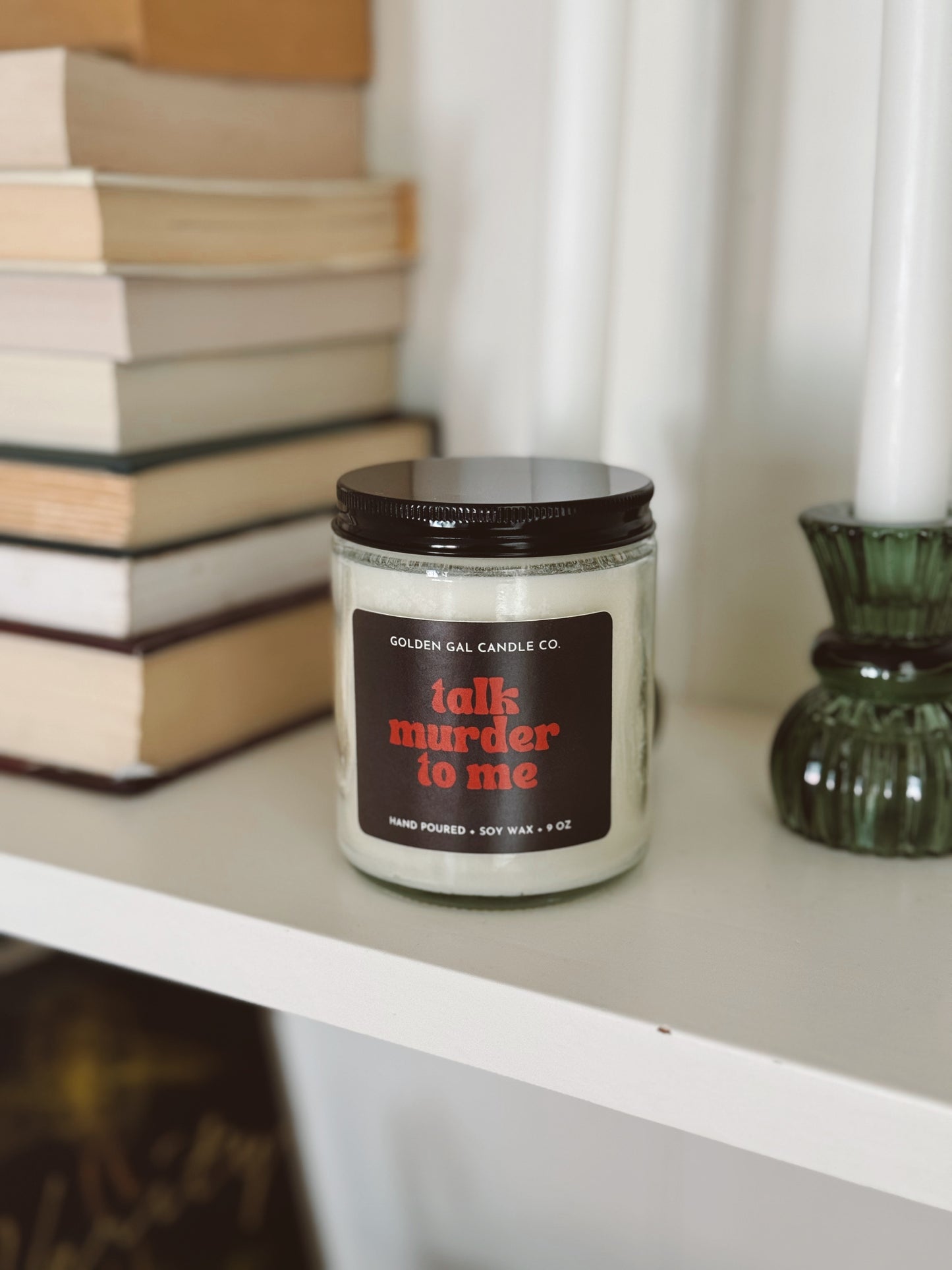 Talk Murder To Me Candle