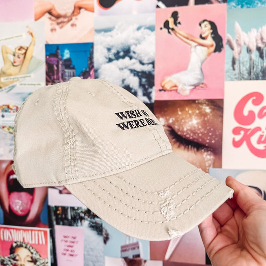 Wish You Were Beer Dad Hat