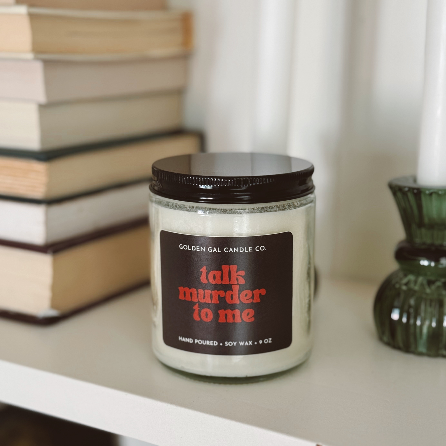 Talk Murder To Me Candle