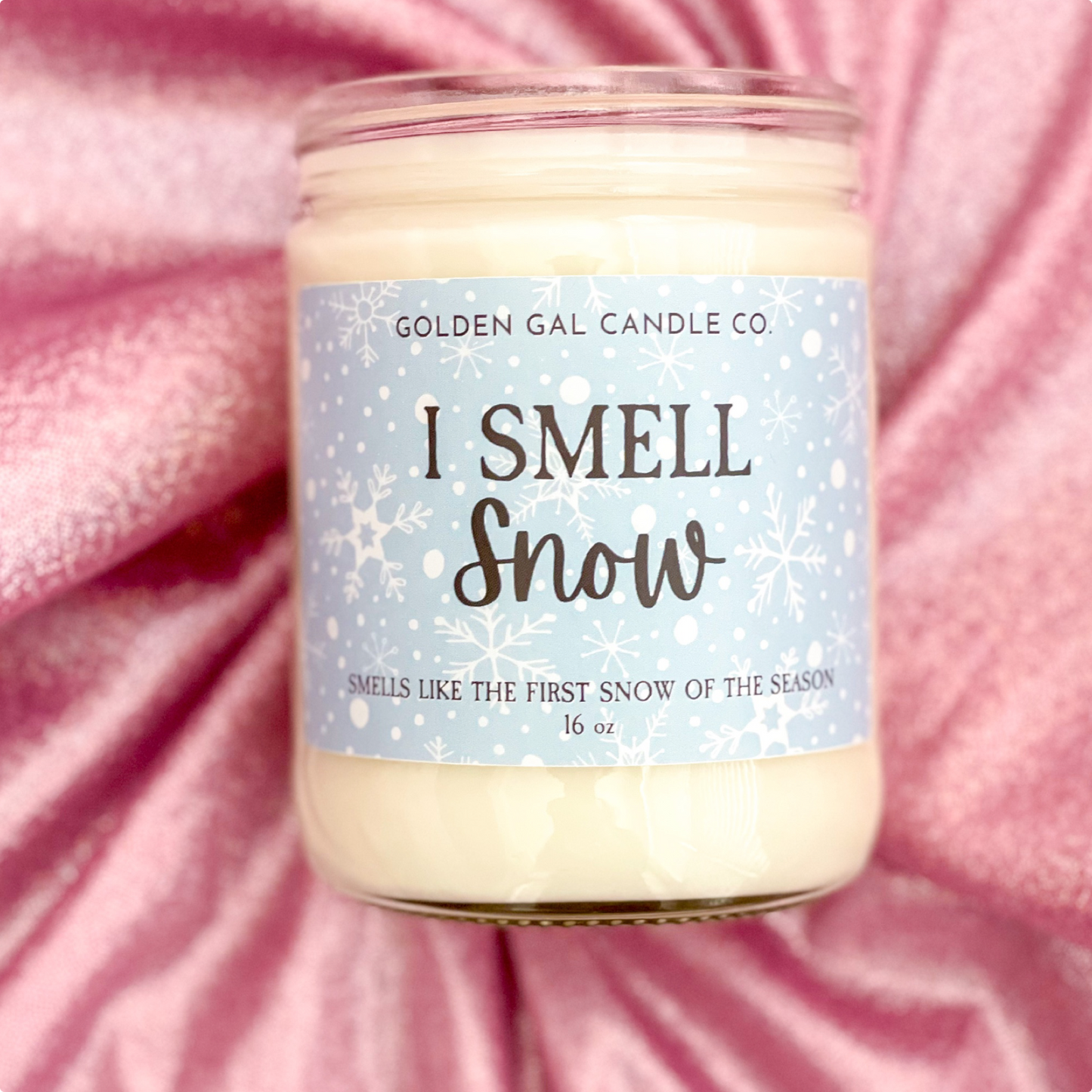 I Smell Snow Candle